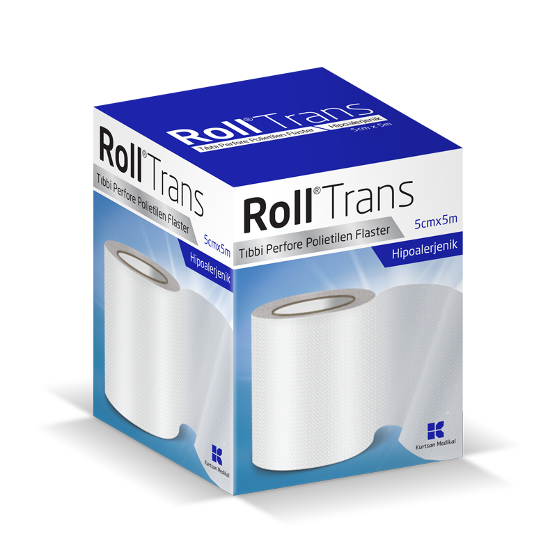 Roll Trans Tıbbi Perfore Polietilen Flaster 5cm x 5m
