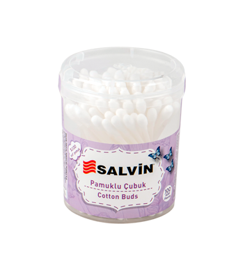 Salvin Kulak Çubuğu Kavanoz 100 Adet