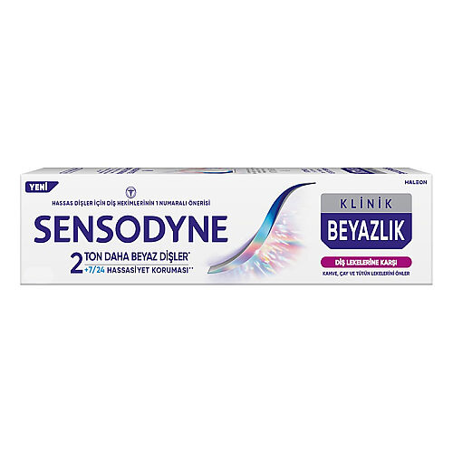 Sensodyne Klinik Beyazlık Diş Lekelerine Karşı Diş Macunu 50 ml