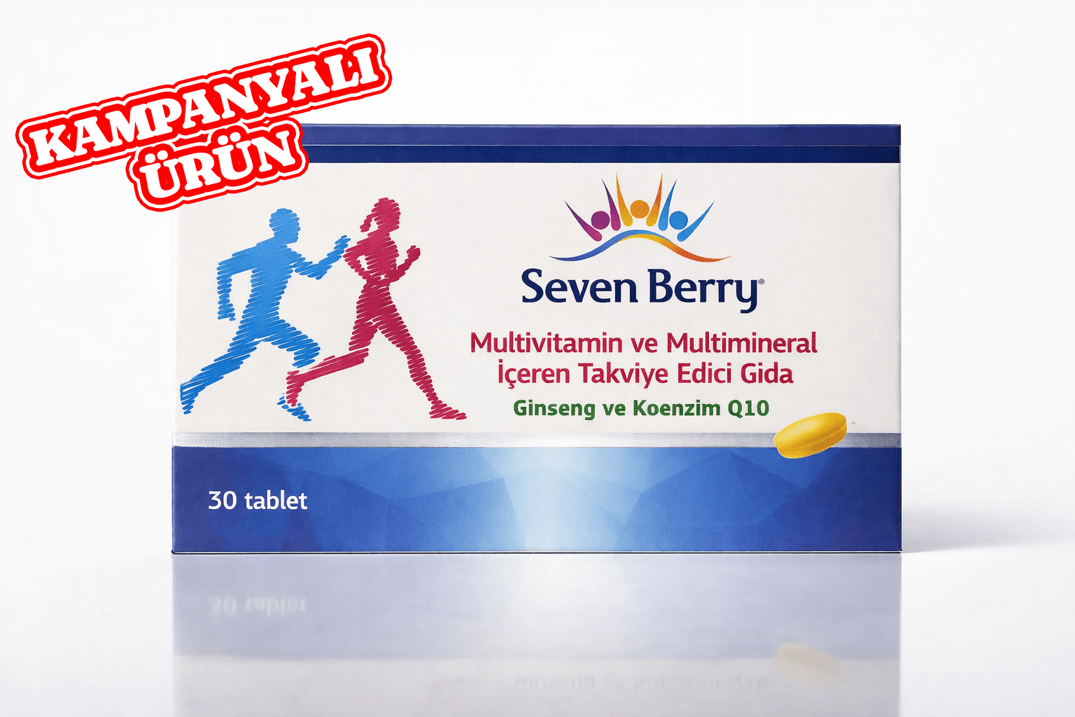 SKT:10/2026 Seven Berry Beta Glucan İçeren Multivitamin 30 Tablet