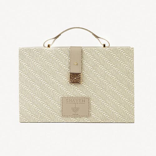 Shayen Paris Parisian Ivory Makyaj Çantası