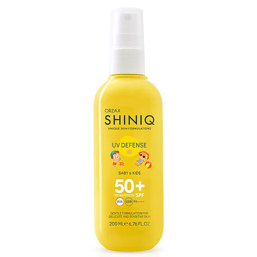 Shiniq UV Defense Bebek ve Çocuklar için Güneş Koruyucu Vücut Spreyi SPF 50+ 200 ml