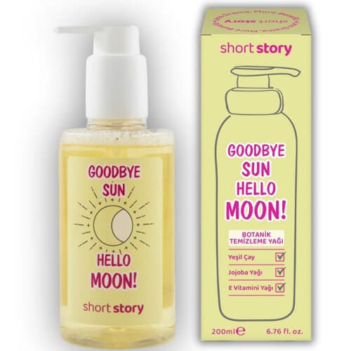Short Story GOODBYE SUN, HELLO MOON! Yüz Temizleme Yağı 200 ml