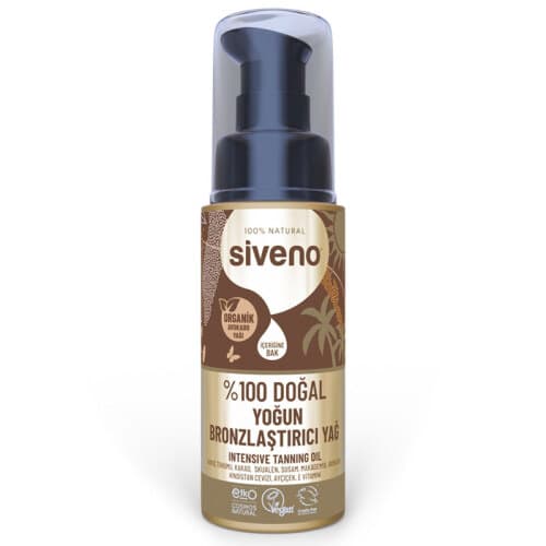 Siveno %100 Doğal Yoğun Bronzlaştırıcı Yağ 50 ml