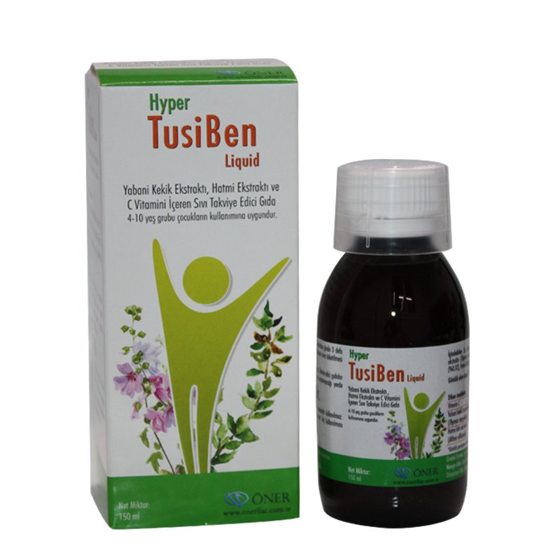 SKT:12/2026 Hyper Tusiben Şurup 150ml
