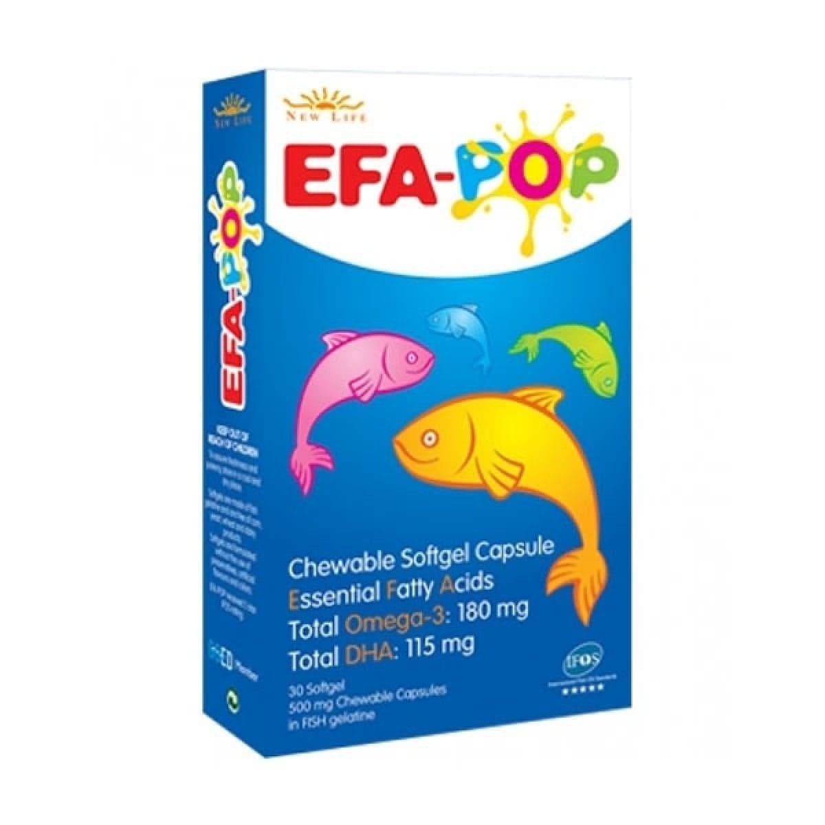 New Life Efa-Pop Balık Jelatinli 30 Kapsül