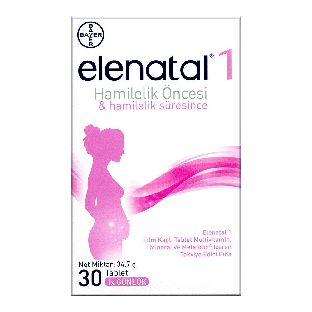 SKT:03/2027 Elenatal 1 30 Tablet