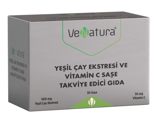 Venatura Yeşil Çay Ekstresi ve Vitamin C 30 Saşe