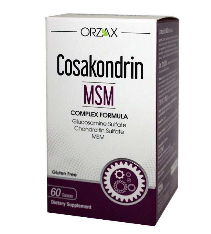 SKT:01/2027 Cosakondrin Msm Kompleks Formül 60 tab