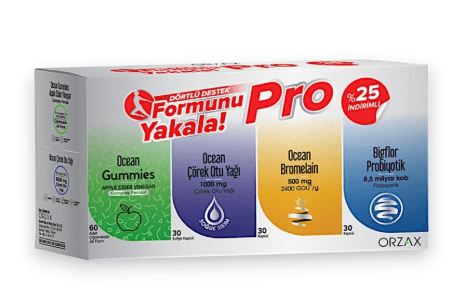 SKT:06/2026 Ocean Formunu Yakala Pro 4'lü Set