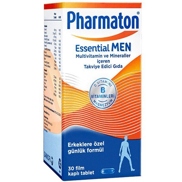 SKT:07/2026 Pharmaton Essential Men 30 Film Tablet
