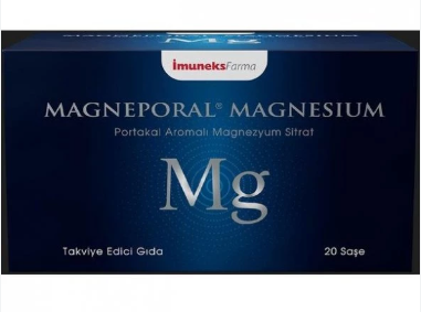 SKT:10/2026 İmuneks Farma Magneporal Magnesium 20 Saşe