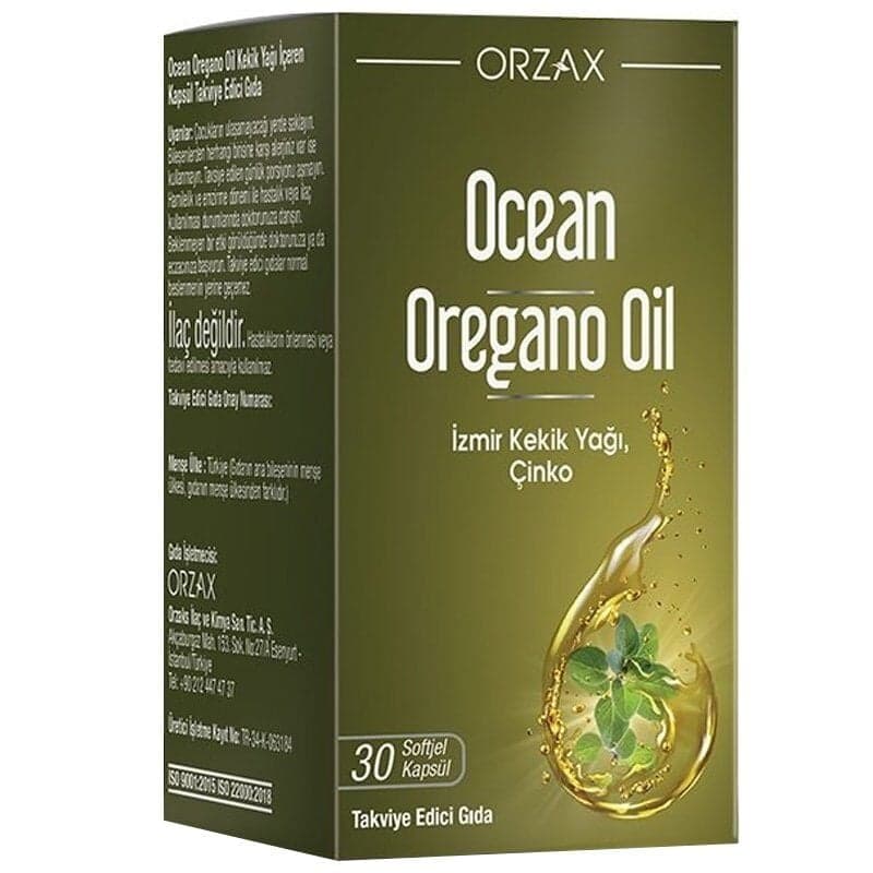 SKT:10/2026 Ocean Oregano Oil 30 Kapsül