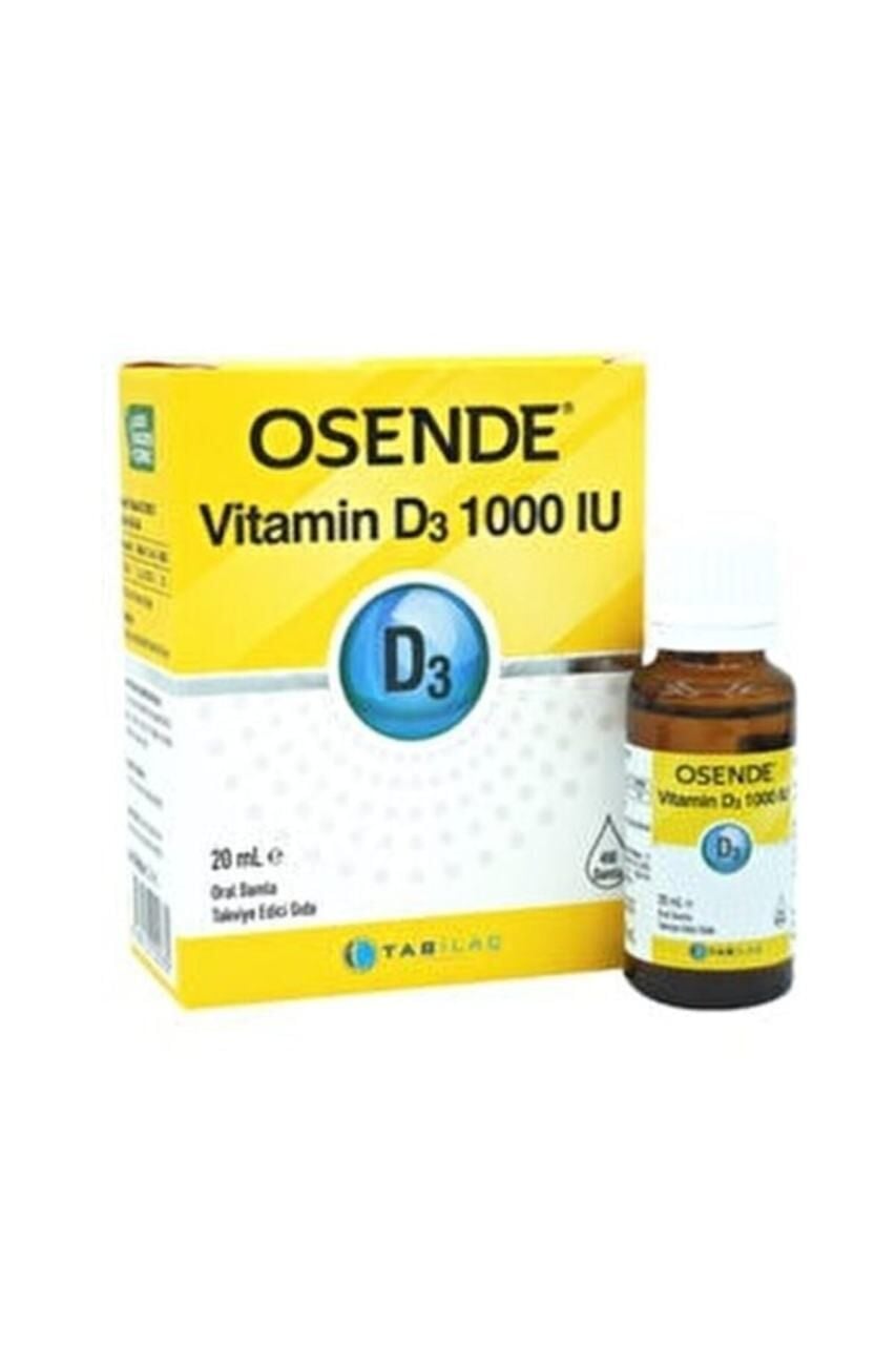SKT:10/2026 Osende Vitamin D3 1000 IU 20ml Damla