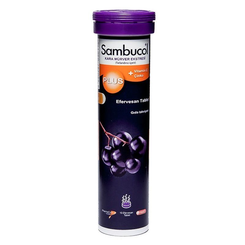 SKT:12/2026 Sambucol Plus 15 Effervesan Tablet