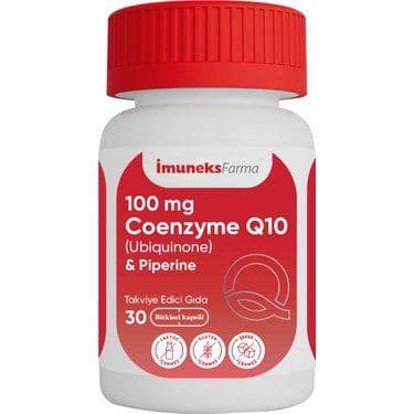 SKT:11/2026 İmuneks Coenzyme Q10 100 mg 30 Kapsül