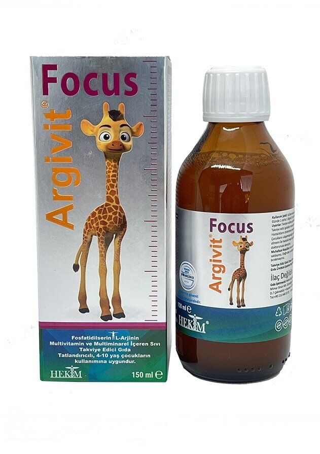 SKT:02/2027 Argivit Focus Şurup 150 ml