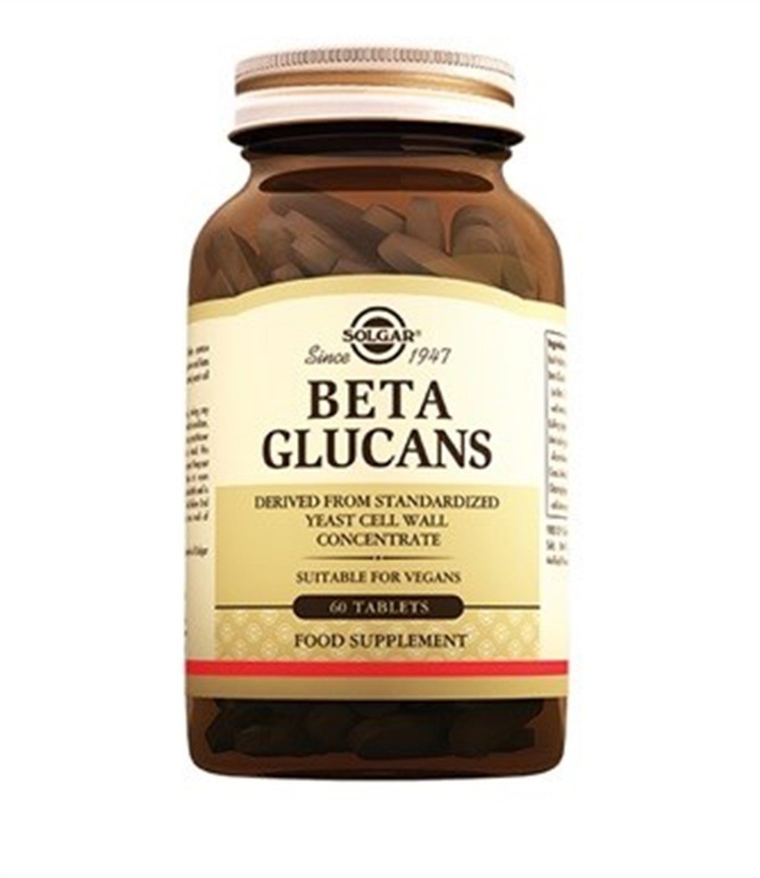 SKT:10/2026 SOLGAR BETA GLUCANS 60 TABLET
