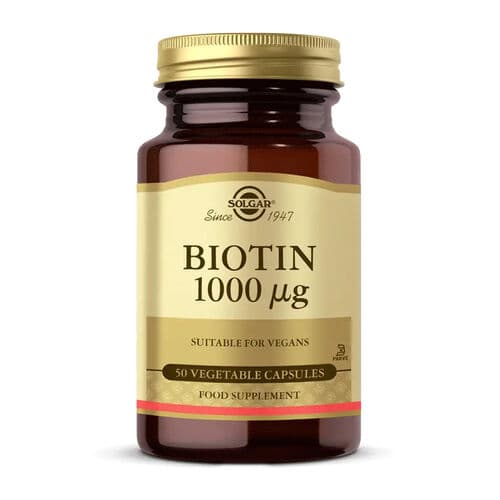 SOLGAR BIOTIN 1000 MCG 50 KAPSUL