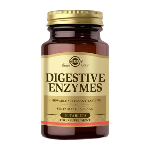 Solgar Digestive Enzymes Takviye Edici Gıda 50 Tablet
