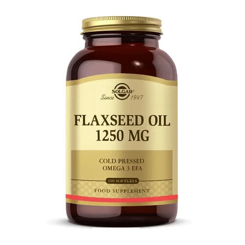 SKT:11/2026 SOLGAR FLAXSEED OIL 1250 MG 100 KAPSUL