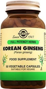 SOLGAR KOREAN GINSENG 50 V-CAPS
