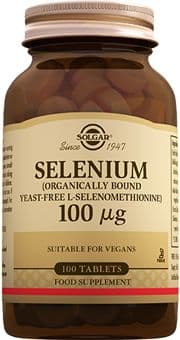 SOLGAR SELENO-6 SELENIUM 100 MCG 100 TAB