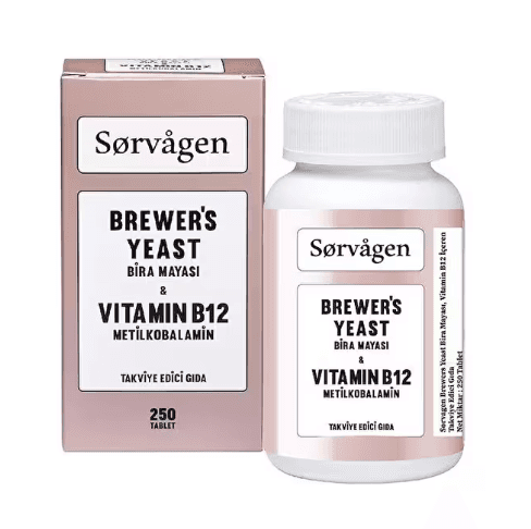 Sorvagen Brewer's Yeast Vitamin B12 -- 250 Tablet