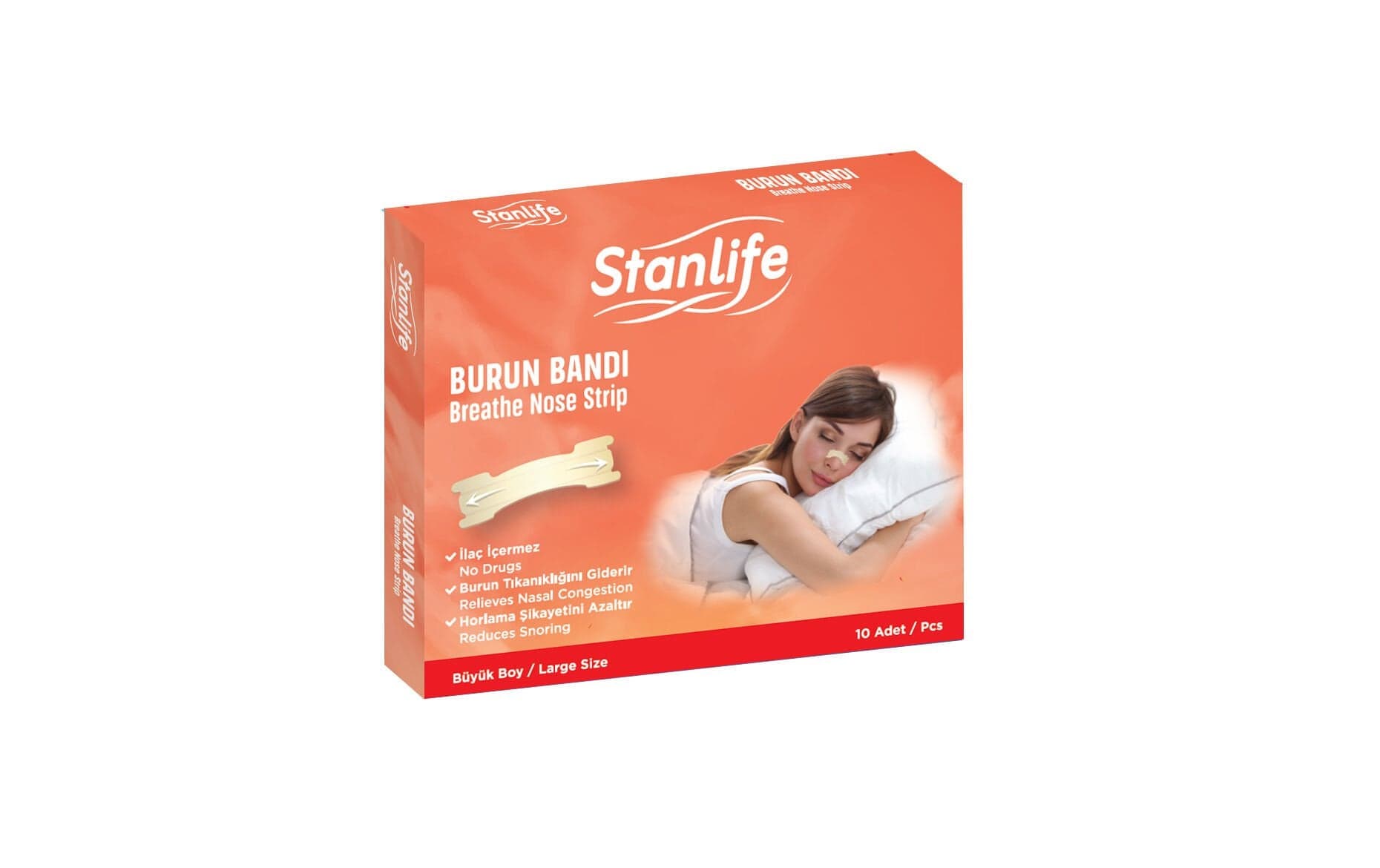 Stanlife Burun Bandı Büyük 10 Adet
