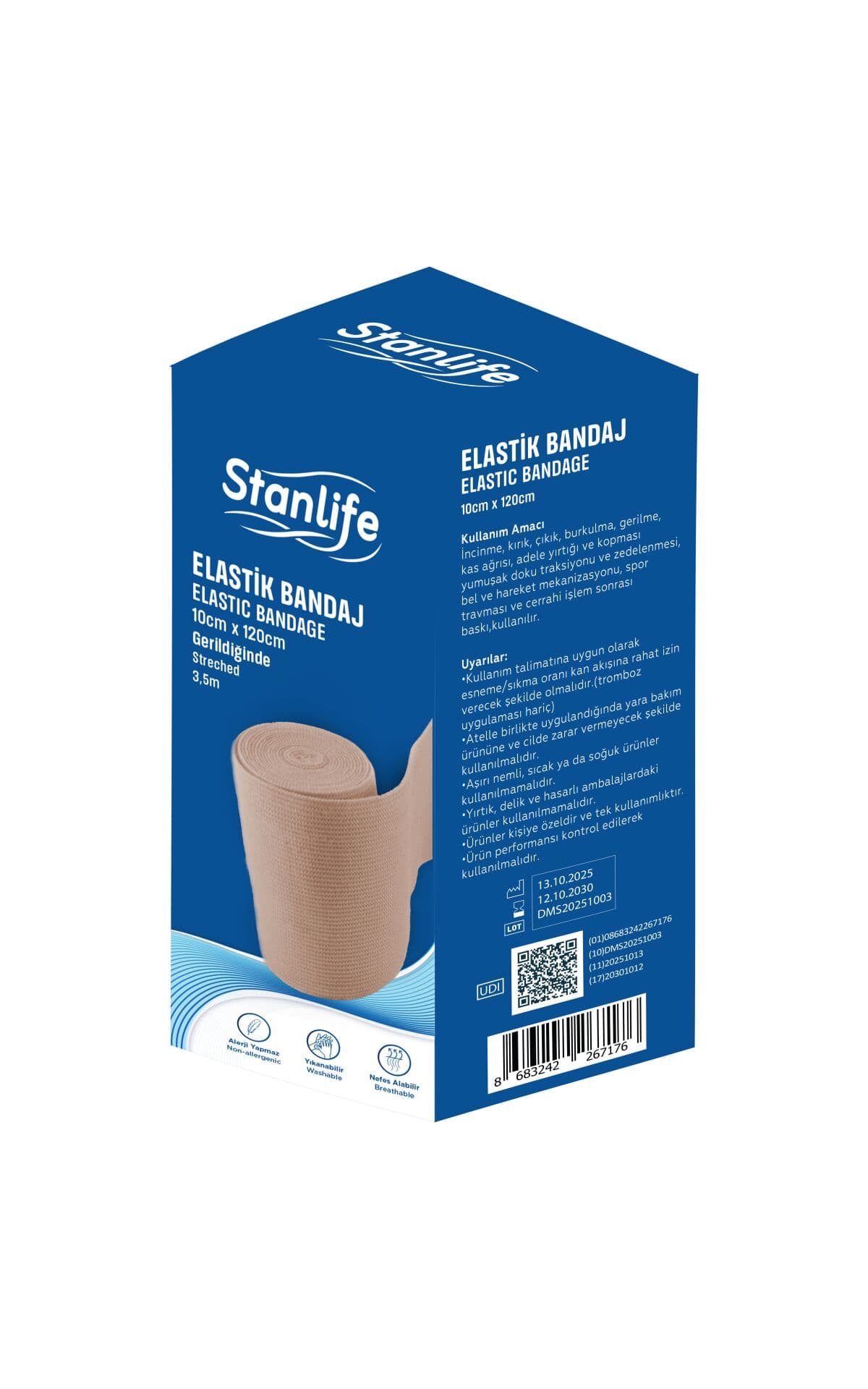 Stanlife Elastik Bandaj 10 cm