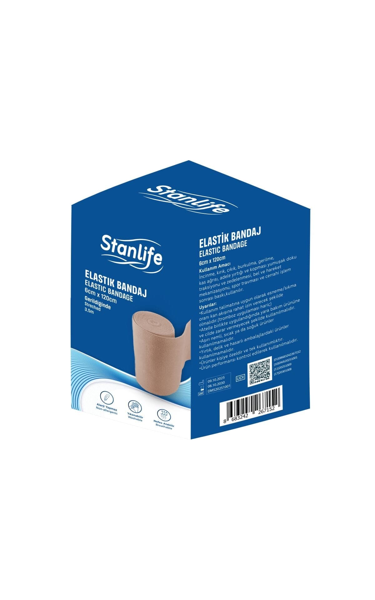 Stanlife Elastik Bandaj 6 cm
