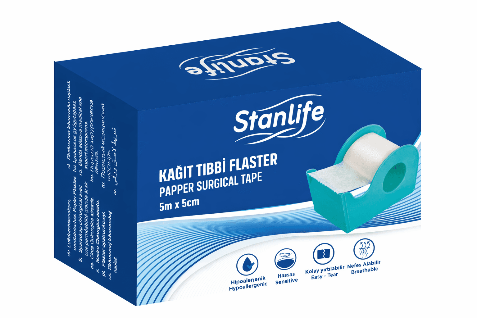 Stanlife Kağıt Tıbbi Flaster 5 m x 5 cm