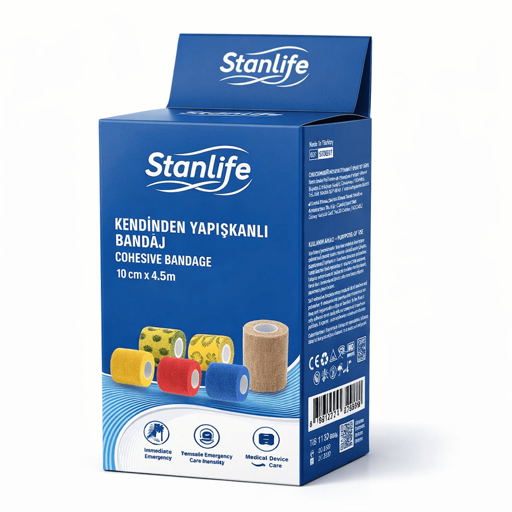 Stanlife Kendinden Yapışkanlı Bandaj 10 cm x 4,5 m