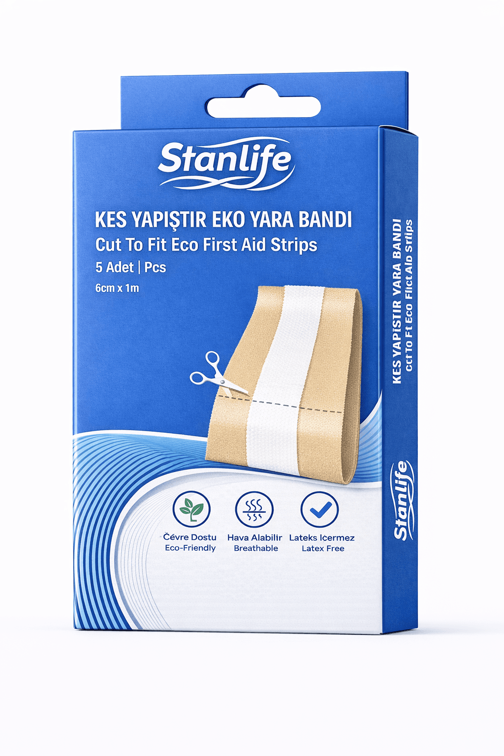 Stanlife Kes Yapıştır Eko Yara Bandı 5 Adet