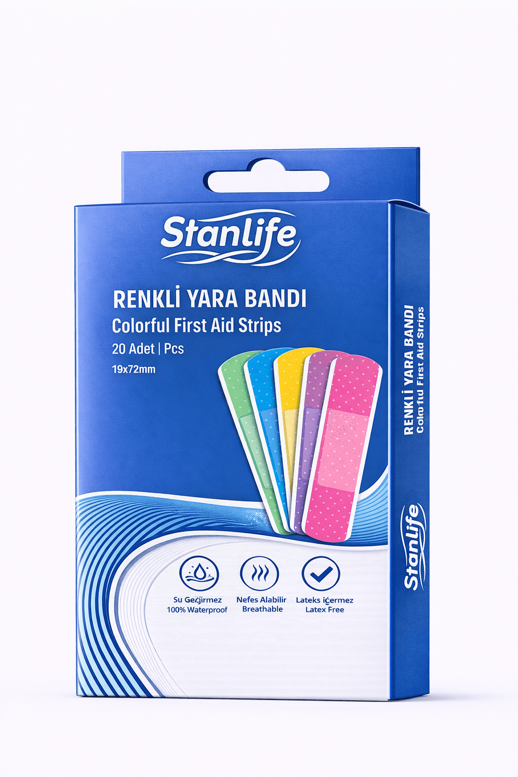 Stanlife Renkli Yara Bandı 20 Adet