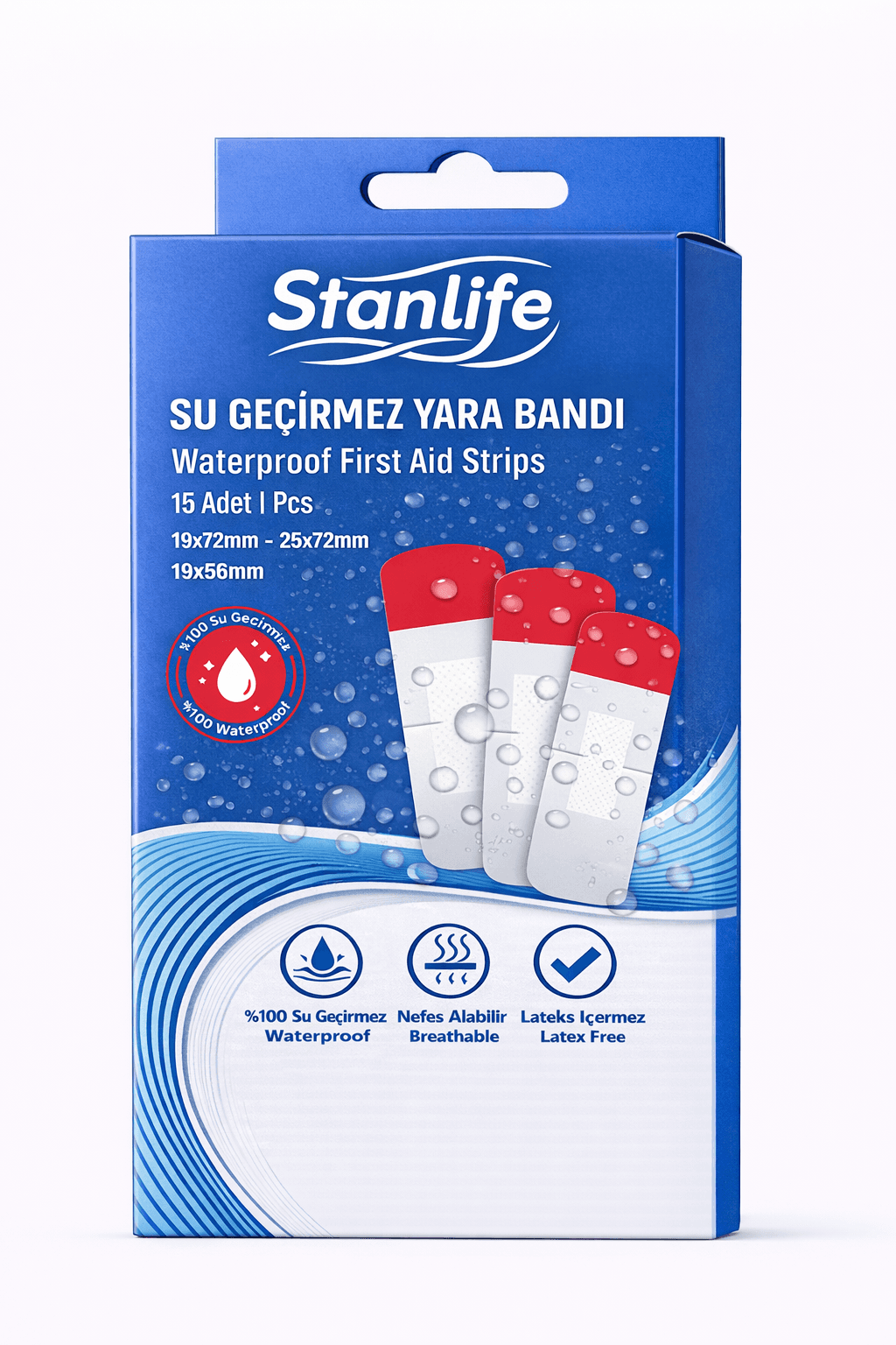 Stanlife Su Geçirmez Yara Bandı 12 Adet