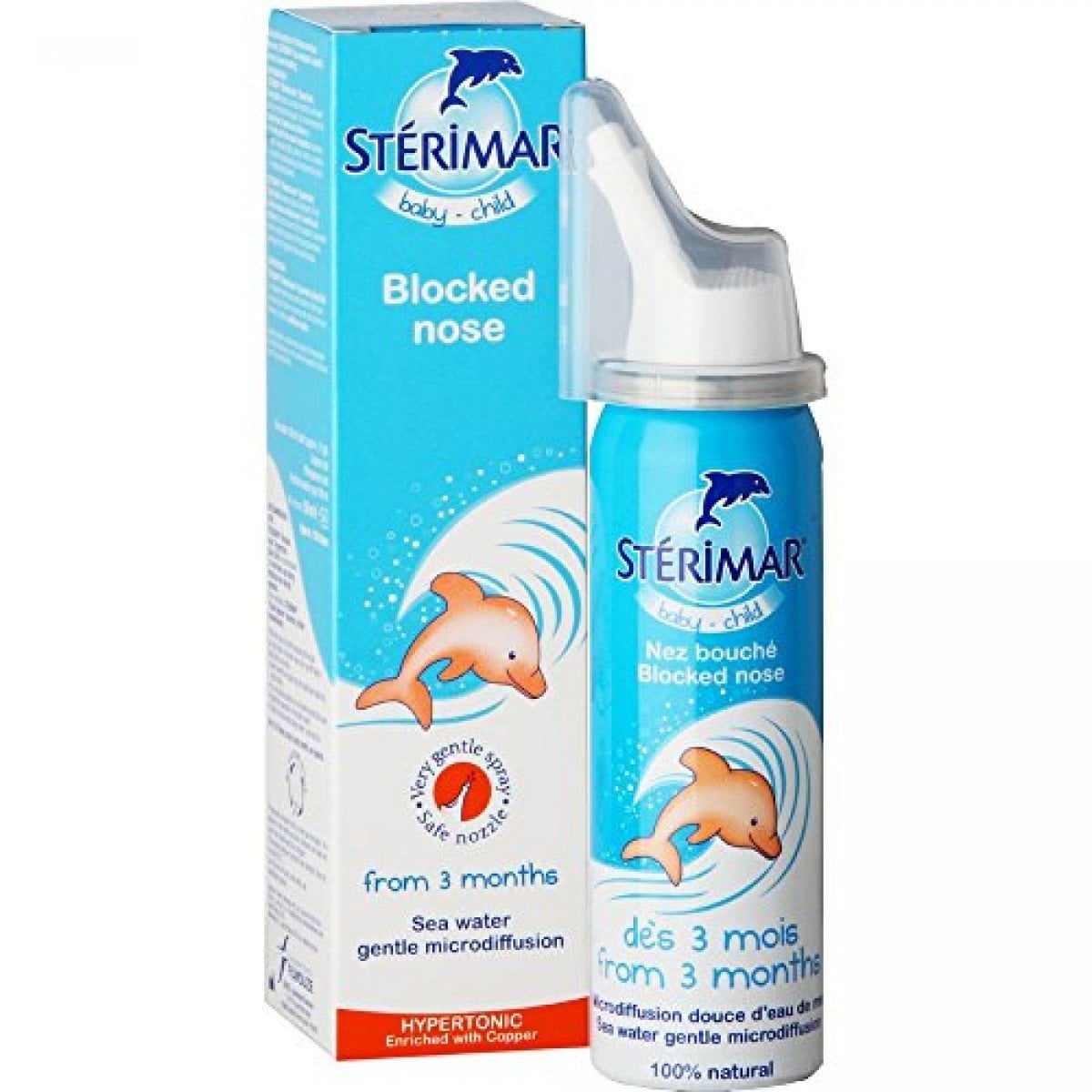 Sterimar Baby Tıkalı Burun Hipertonik Okyanus Suyu 50 ml