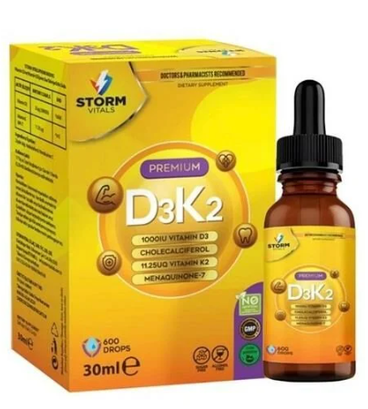 Storm Premium D3K2 Damla 30 ml