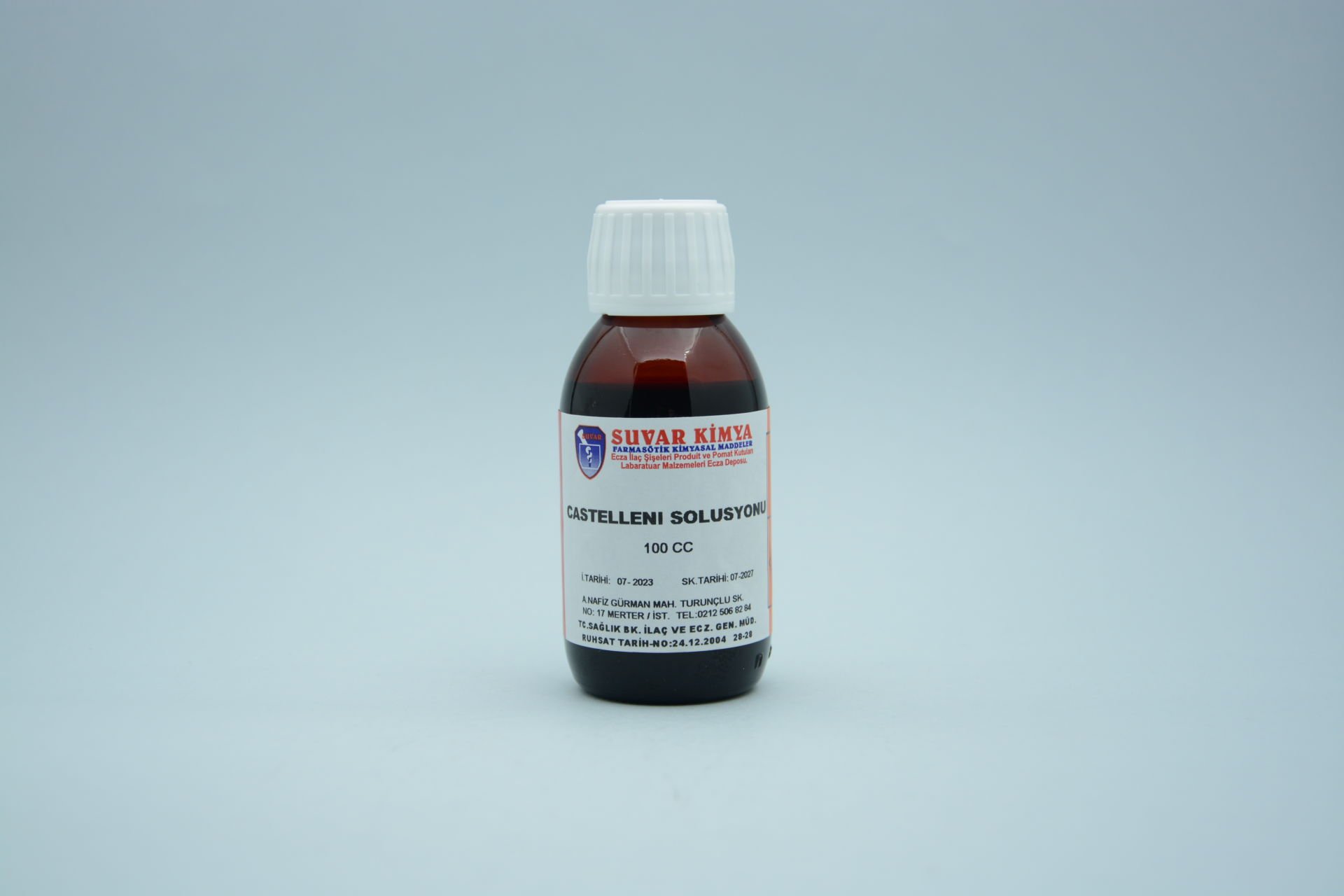 Suvar Kimya Castelleni Solüsyonu 100 cc