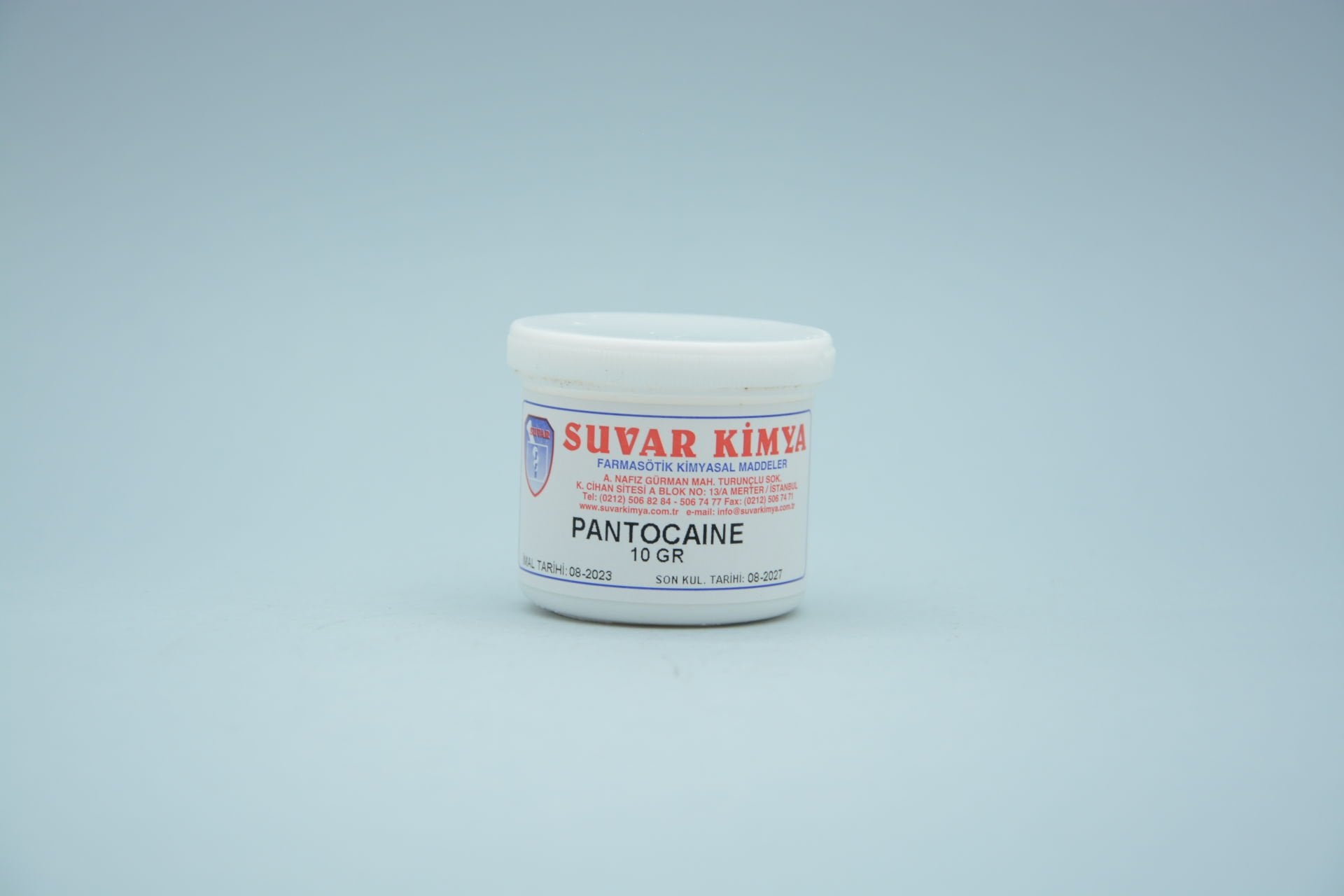 Suvar Kimya Pantocaine 10 gr