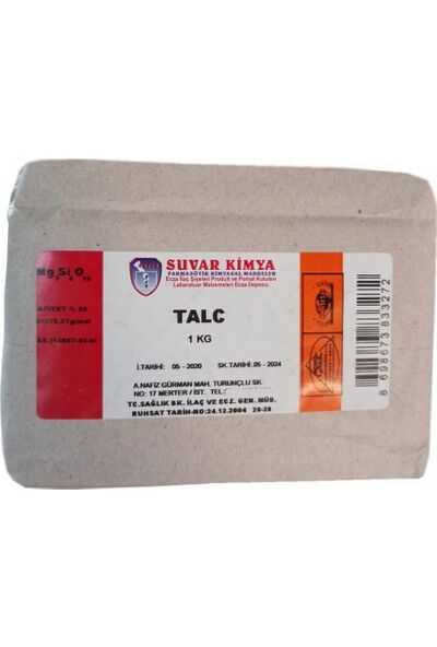 Suvar Kimya Talc 1 Kg