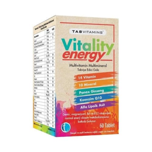 Tab Vitamins Vitality Energy Multivitamin 60 Tablet