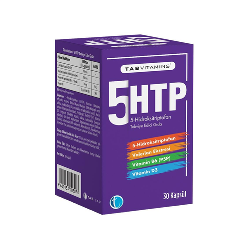 Tabvitamins 5-Htp 30 Kapsül SKT:01/2028