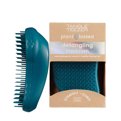 Tangle Teezer Origina Plant Brush - Blue Bitki Bazlı Kolay Tarama Saç Fırçası