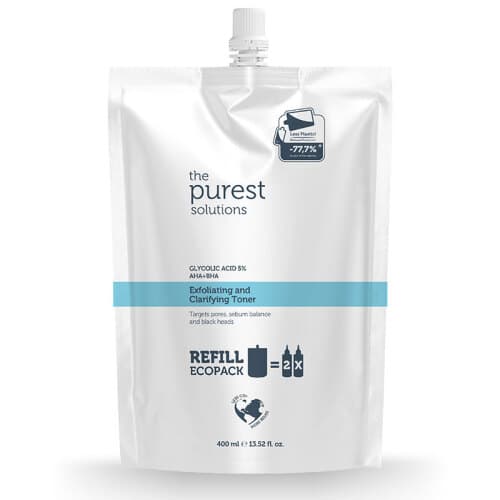 The Purest Solutions Exfoliating + Clarifying Toner 400 ml - Refill