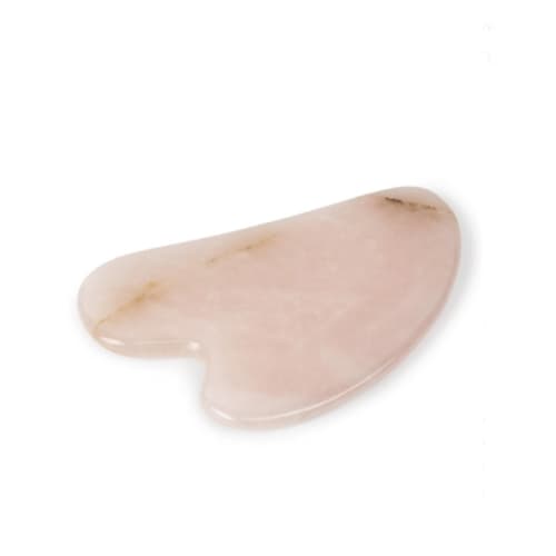 Therapium Naturalis Pembe Kuvars Taşı Gua Sha Masaj Aleti