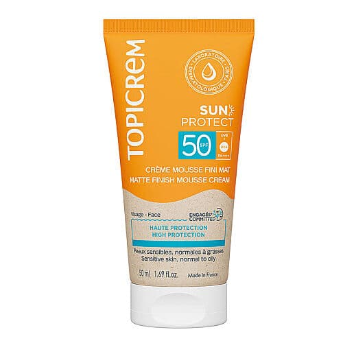 Topicrem Sun Protect Spf 30 Mat Bitişli Güneş Koruyucu Köpük Krem 50 ml