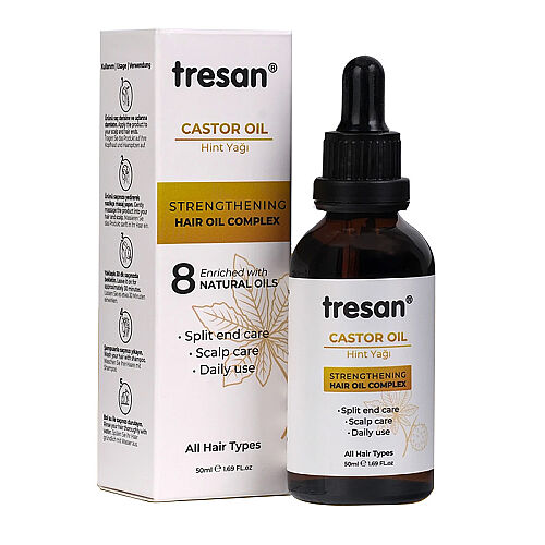 Tresan Castor Oil Hint Yağı Saç Bakım Yağı 50 ml