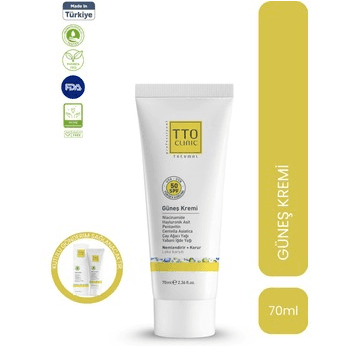 Tto Clinic Renksiz Güneş Kremi Spf 50+ 70 ml