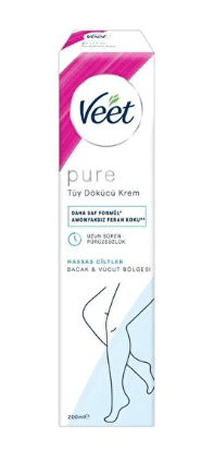 Veet Pure Tüy Dökücü Krem Hassas Ciltler 200 ml
